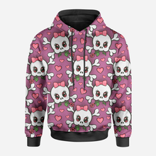 Skull Charmer Pink Purple GOTS-Jogging/French Terry
