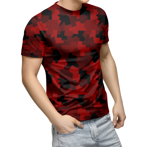 Rough Camo Red Sportmesh