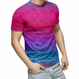 Sporty Diamonds Pink Blue Sportmesh