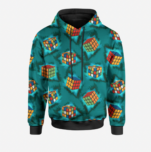 Rubiks Teal GOTS-Trikå/Jersey