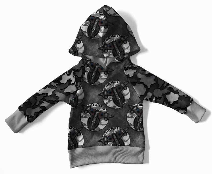 Blackbird Camo GOTS-Jogging/French Terry