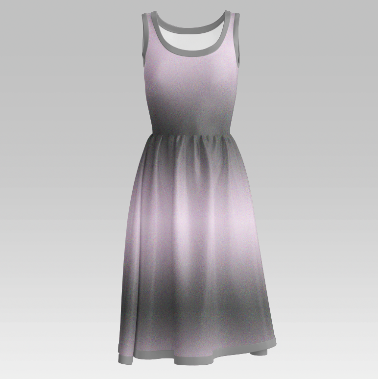 Ombre Pink 2 Grey GOTS-Trikå/Jersey