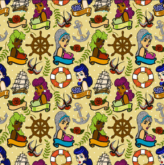 A Sailors Ink Yellow Trikå/Jersey