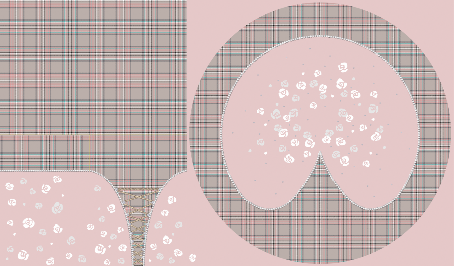 Prinsesspanel 2.0 Powder Pink Trikå/Jersey