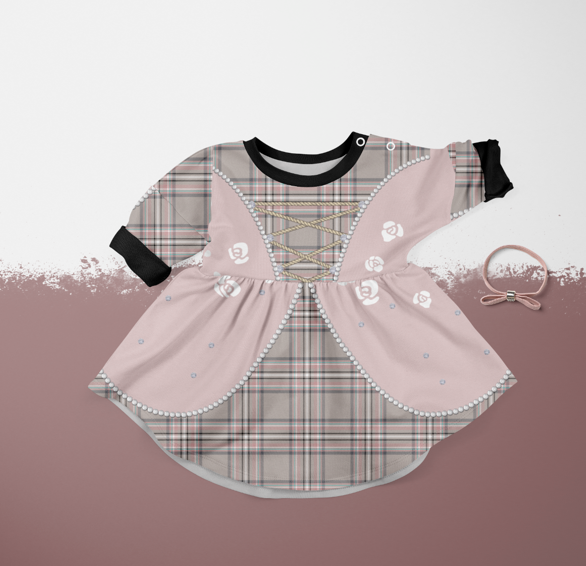 Prinsesspanel 2.0 Powder Pink Trikå/Jersey