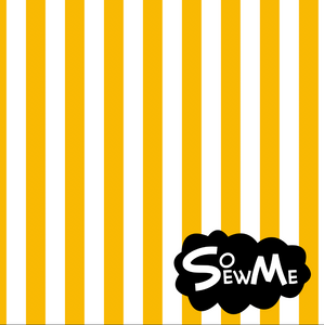 Vertical Stripes Yellow/White GOTS-Trikå/Jersey