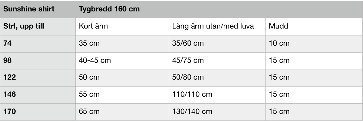 Sunshine Shirt Strl 62-170 Pappersmönster