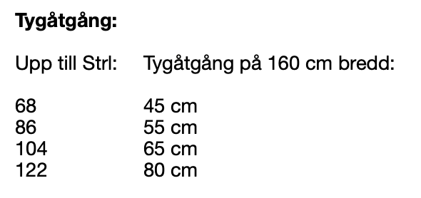 The JoyfUL(LE) Junior Jeans Strl 56-122 PDF-mönster
