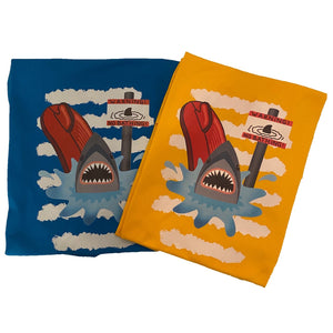 Barnpanel Shark Ocean Blue Trikå/Jersey