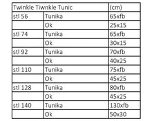 Twinkle Twinkle Tunic Strl 56-140 Pappersmönster