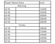 Power Sleeve Dress Strl 34-56 PDF-mönster
