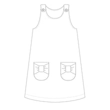 Karlssons Dungaree Dress Strl 62-164 PDF-mönster