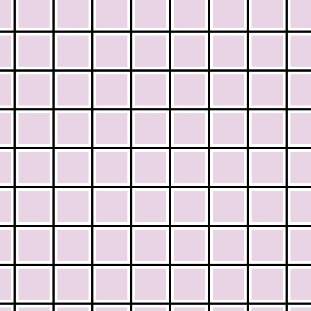 Rabbit Grid Pink Trikå/Jersey