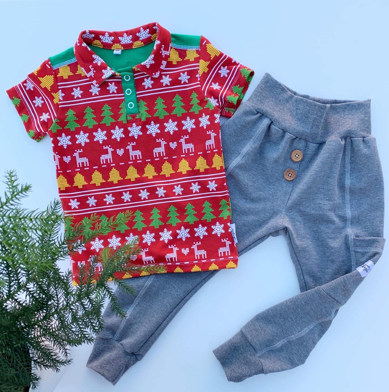 Öglad jogging Grey Melange