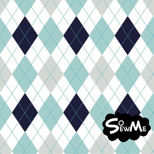 Argyle Mint Sweatshirt/College